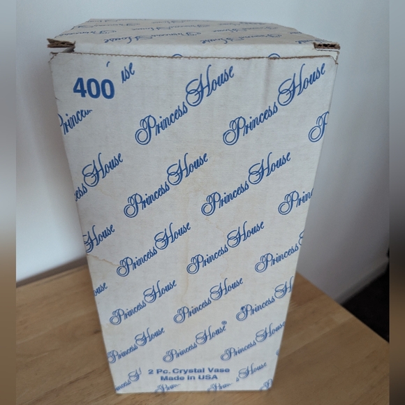 Princess House Crystal Glass Vase With Candle Holder # 400 - Picture 16 of 16